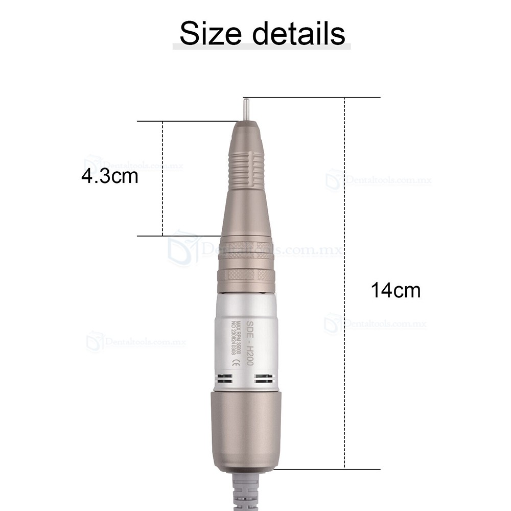 STRONG SDE-SH200 Micromotor Dental 35,000 RPM con Pinza de 2.35mm